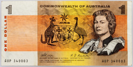 Australia 1 Dollar 1969 - 1971 (ND)

P# 37c, N# 202380; # AUP 340003; F