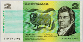 Australia 2 Dollars 1976 (ND)

P# 43b, N# 202384; # HTP 044593; F