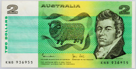 Australia 2 Dollars 1983 (ND)

P# 43d, N# 202384; # KNB 936955; VF