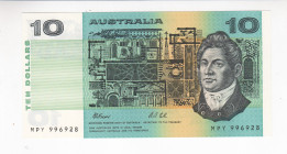 Australia 10 Dollars 1991 (ND)

P# 45g, N# 202390; # MPY 996928; UNC