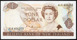 New Zealand 1 Dollar 1985 - 1989 (ND)

P# 168b, N# 206303; # ALH 406209; AUNC