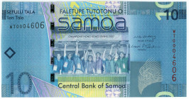 Samoa 10 Tala 2008 (ND)

P# 39a, N# 206770; # WT 0004606; UNC