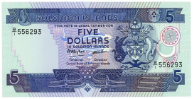 Solomon Islands 5 Dollars 1986 (ND)

P# 14a, N# 297510; # B/I 556293; UNC