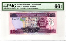 Solomon Islands 10 Dollars 2006 (ND) PMG 66 EPQ Gem Unc

P# 27, N# 207954; # C/5 754519