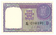 India 1 Rupee 1957

P# 75f, N# 203703; # M/46 016191; UNC