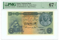 Egypt 5 Pound 1957 - 1959 PMG 67 EPQ Superb Gem Unc

P# 31c, N# 207139; # 63159