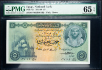 Egypt 5 Pounds 1958 PMG 65EPQ Gem UNC

P# 32c, N# 207139; # Iu/152 037082