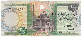 Egypt 20 Pounds 1985

P# 52b, N# 207654; # 4267066; UNC