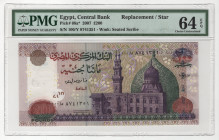 Egypt 200 Pounds 2007 Replacement PMG 64 EPQ Choice UNC

P# 68r, N# 212209; # 100/Y 8741351