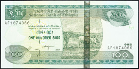 Ethiopia 100 Birr 2004

P# 52, N# 207609; # AF1874066; AUNC