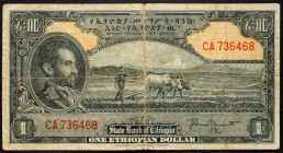 Ethiopia 1 Dollar 1945

P# 12, N# 234414; # CA 736468; VG