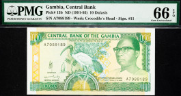 Gambia 10 Dalasis 1991 - 1995 (ND) PMG 66EPQ Gem UNC

P# 13b, N# 235396; # A7088189