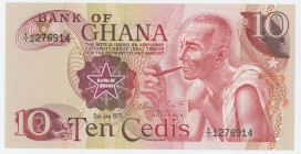 Ghana 10 Cedis 1978

P# 16f, N# 212104; # Y/I 1276914; UNC