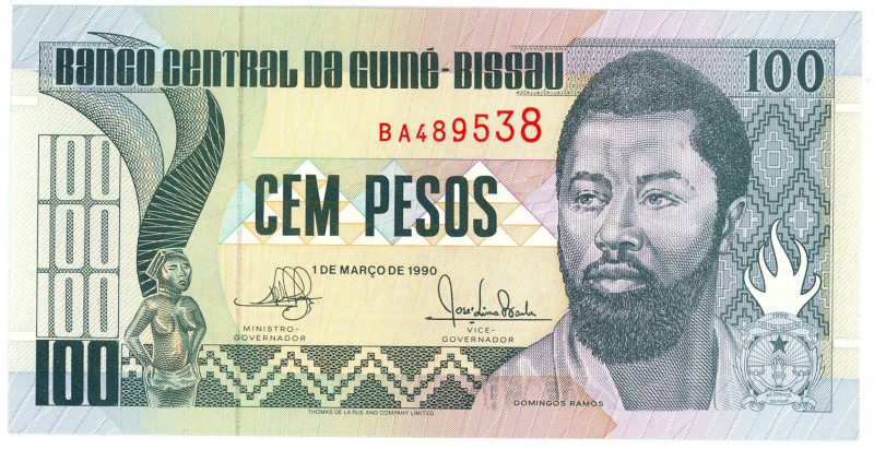 Guinea-Bissau 100 Pesos 1990

P# 11, N# 203058; # BA 489538; UNC