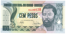 Guinea-Bissau 100 Pesos 1990

P# 11, N# 203058; # BA 489538; UNC