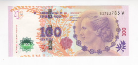Argentina 100 Pesos 2015 (ND)

P# 358b3, N# 206729; # V 52713785; UNC