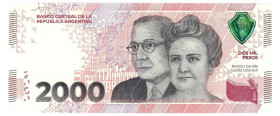 Argentina 2000 Pesos 2023 (ND)

P# 368, N# 366923; # A 11431705; UNC
