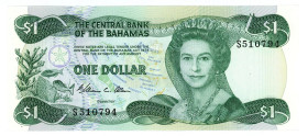 Bahamas 1 Dollar 1974 (1984) (ND)

P# 43a, N# 203959; S 510794; UNC