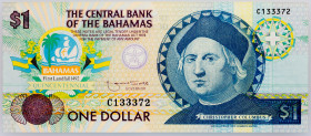 Bahamas 1 Dollar 1992

P# 50a, N# 214146; # C133372; Christopher Columbus; UNC