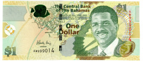 Bahamas 1 Dollar 2015

P# 71Aa, N# 202239; # AW 999014; UNC