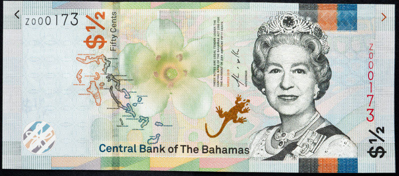 Bahamas 50 Cents 2019 Replacement

P# 77Ar, N# 201541; # Z000173; XF