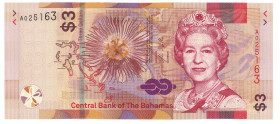 Bahamas 3 Dollars 2019

N# 215575; # A 025163; AUNC