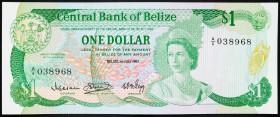 Belize 1 Dollar 1983

P# 43, N# 275643; # A/6 038968; XF
