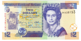 Belize 2 Dollars 2011

P# 66d, N# 228840; # DK338193; UNC