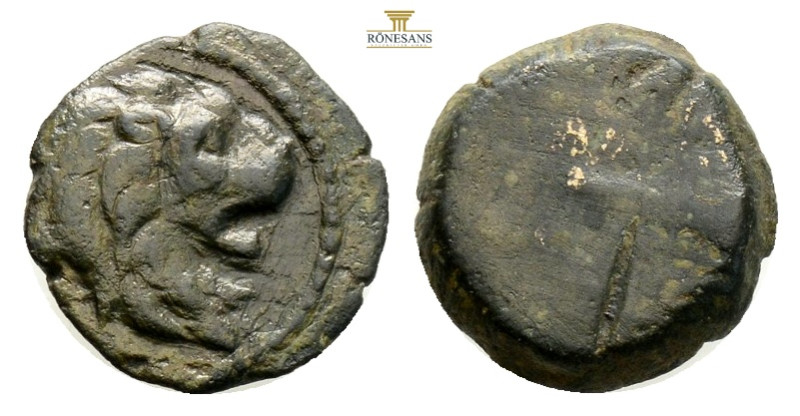 SELEUKID KINGDOM. Antiochos VII Euergetes (Sidetes), 138-129 BC. AE (2,61 g; 14,...