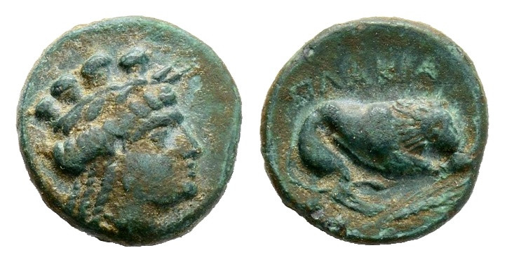 MYSIA. Plakia, 4th century BC. AE (1,62 g; 13,1 mm) 
Obv. Turreted head of the T...