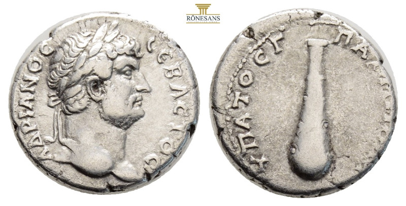 CAPPADOCIA. Caesarea. Hadrian, 117-138 AD. AR Didrachm (6,19 g; 20,7 mm) 
Obv. Α...