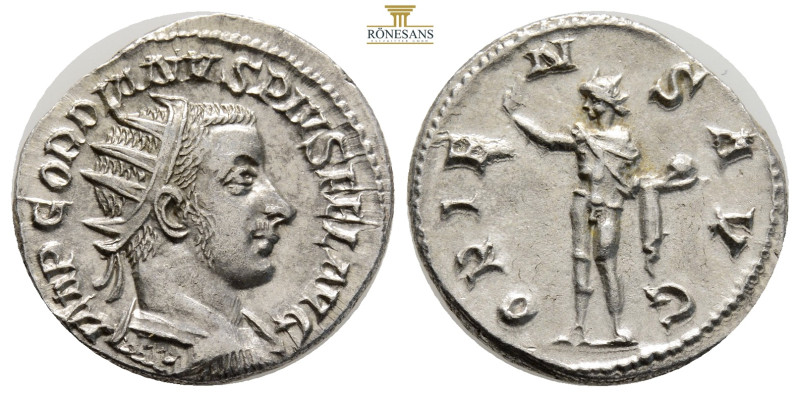 GORDIAN III. 242-244 AD. AR Antoninianus (4,42 g; 22,2 mm) 
Obv. IMP GORDIANVS P...