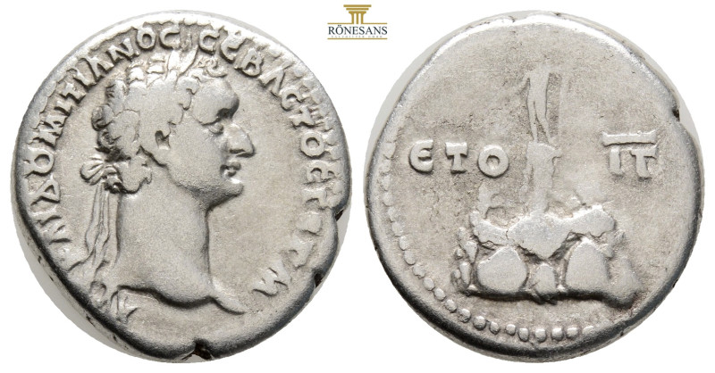 CAPPADOCIA. Caesarea. Domitian, 93-94 AD. AR Didrachm (6,59 g; 22,5 mm) 
Obv. ΑΥ...