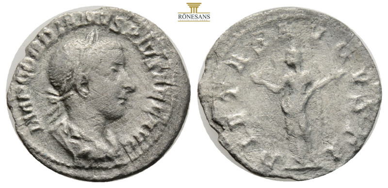 GORDIAN III. 241 AD. AR Denarius (1,87 g; 19,4 mm) 
Obv. IMP GORDIANVS PIVS FEL ...