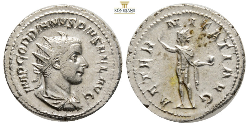 GORDIAN III. 241-243 AD. AR Antoninianus (5 g; 23,5 mm) 
Obv. IMP GORDIANVS PIVS...