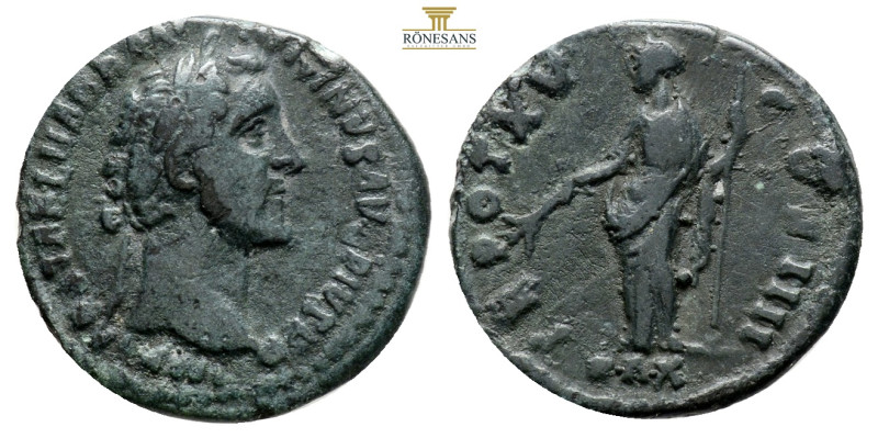 ANTONINUS PIUS. 151-152 AD. AR Denarius (2,59 g; 18 mm) 
Obv. IMP CAES T AEL HAD...