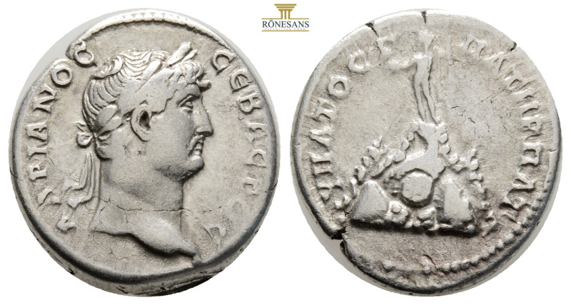 CAPPADOCIA. Caesarea. Hadrian, 128-138 AD. AR Didrachm (6,66 g; 22,2 mm) 
Obv. Α...