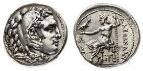 Greek Coins
Macedonia
Alexander III 'the Great' (336-323 BC) and posthumous issues - Tetradrachm 315-297 BC - Mint: Amphipolis - Obverse: Head of He...