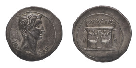 Roman Imperial Coins
Augustus (27 BC-14 AD) - Cistophoric Tetradrachm 24-20 BC - Mint: Ephesus - Obverse: Bare head right - Reverse: Garlanded altar ...
