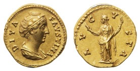 Roman Imperial Coins
Diva Faustina I, wife of Antoninus Pius (died 141 AD) - Aureus after 141 AD, struck under Antoninus Pius - Mint: Rome - Obverse:...