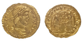 Roman Imperial Coins
Constans (337-350 AD) - Solidus 345 AD NGC MS Strike 5/5 Surface 2/5 - Mint: Treviri - Obverse: Pearl-diademed, draped and cuira...