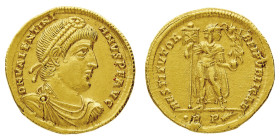 Roman Imperial Coins
Valentinian I (364-375 AD) - Solidus 364-367 AD - Mint: Rome - Obverse: Pearl-diademed, draped, and cuirassed bust right - Rever...