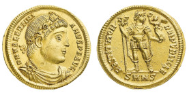 Roman Imperial Coins
Valentinian I (364-375 AD) - Solidus 364-367 AD - Mint: Nicomedia - Obverse: Pearl diademed, draped, ad cuirassed bust right - R...