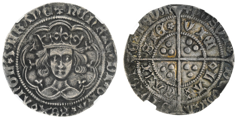 British Coins
Henry VI (1422-1461) - Groat, rosette-mascle issue (1430-1431) NG...