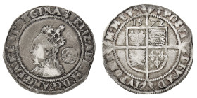 British Coins
Elizabeth I (1558-1603) - Sixpence 1572, forth issue, mintmark Ermine - Mint: Tower Mint - Obverse: Crowned bust left; rose to right - ...