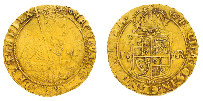 British Coins
James I (1603-1625) - Gold Unite of 20 Shillings, second coinage,...