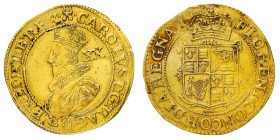 British Coins
Charles I (1624-1649) - Gold Unite of 20 Shillings, group B, mintmark Castle (1627-1628) - Mint: Tower Mint (under King) - Obverse: Cro...