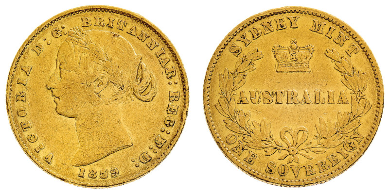 British Commonwealth Coins
Australia
Victoria (1837-1901) - Gold Sovereign 185...