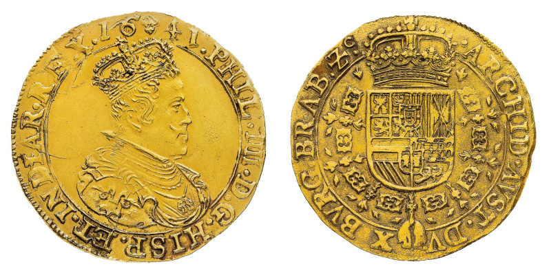 Worldwide Coins
Belgium
Brabant - Philipp IV (1621-1665) - 2 Souverain d'or 16...