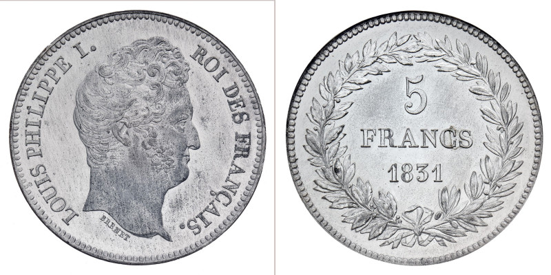 Worldwide Coins
France
Louis Philippe I (1830-1840) - White Metal Essai (Patte...